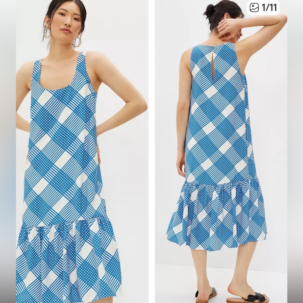 Anthropologie • Michaela Flounced sleeveless Dress XS